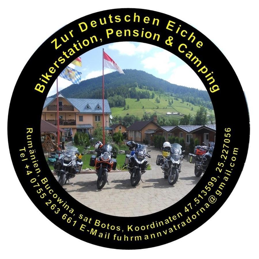Pension, Camping & Biker Station Zur Deutschen Eiche Ciocanesti Екстериор снимка